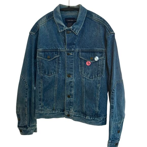 Vintage Calvin Klein Denim Jacket Size Medium - Picture 1 of 5